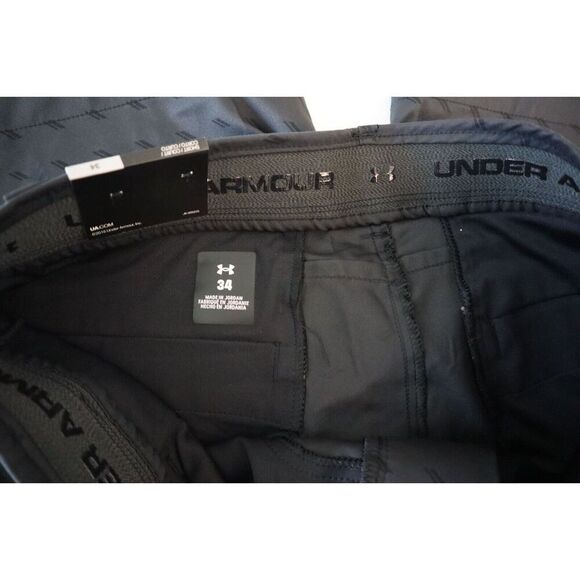 Under Armour 1373982 001 Men's Sz 34 Black Match Play 11" Golf Shorts - Picture 3 of 9